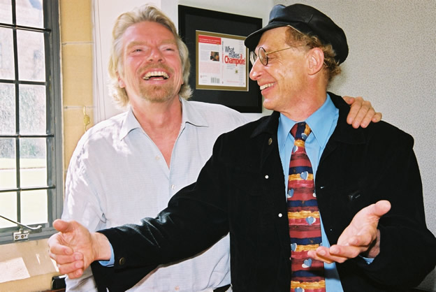 Richard Branson and Allan Snyder